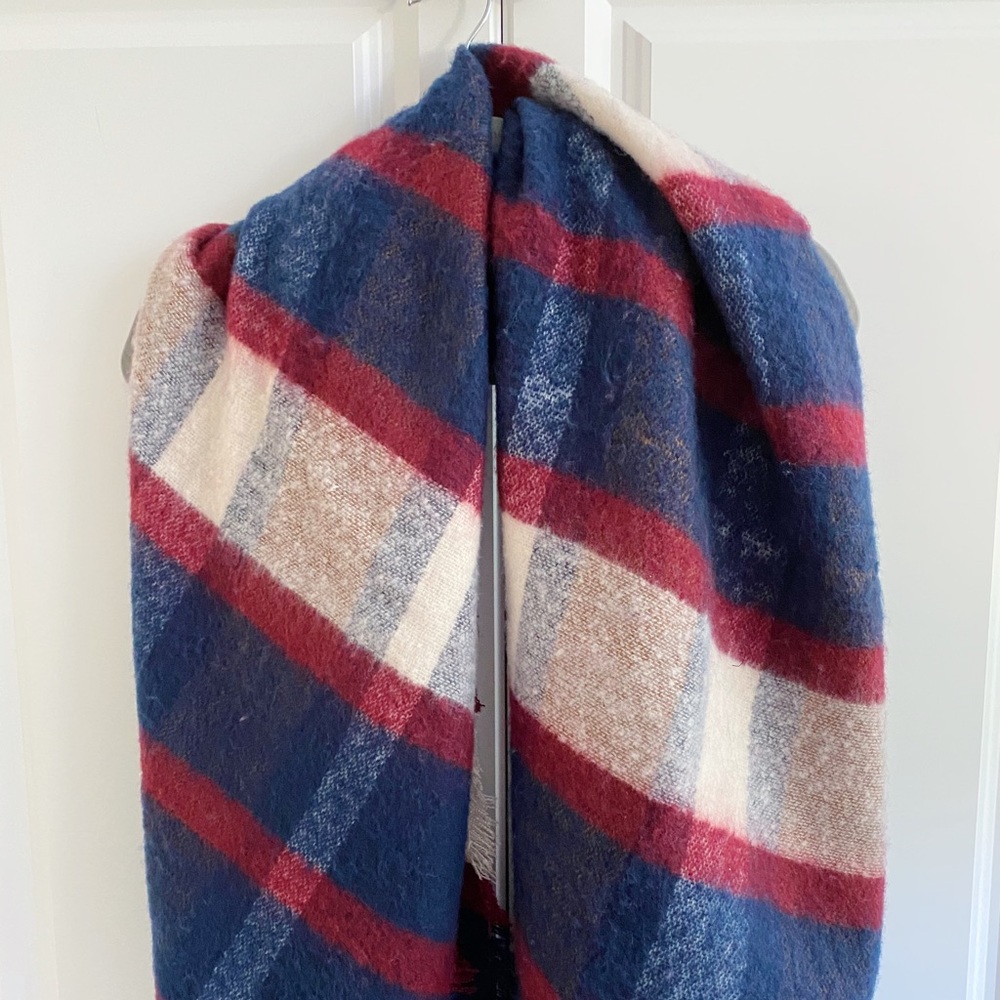 Plaid Blanket Scarf